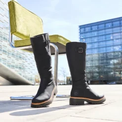 Rieker Lang Støvle Dame