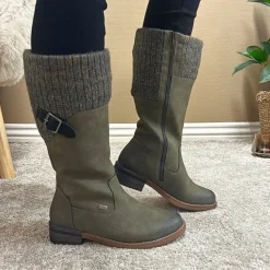 Rieker Lang Støvle Dame